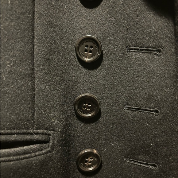 SHOW-STOPPING Burberry Prorsum Couture Wool Trench with Gold Lapel Detailing - Picture 8 of 10